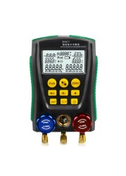 Digital Multimeter Refrigeration Pressure Gauge Digital Pressure Gauge Vacuum Temperature Tester Air Conditioning