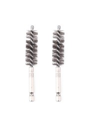 2pcs Car Cleaning Steel Wire Brush for Drill Driver Power Driver Paint/Rust Remover Cleaning Polishing Grinding for Machinery