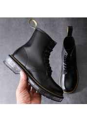 Ankle Boots Women 2021 New Winter Chunky Platform Boots Thick Bottom Punk Genuine Leather Motorcycle Botas Women Shoes Plus Size