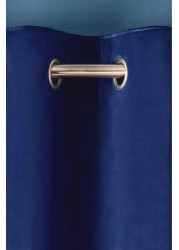 Matte Velvet Curtains Eyelet Lined