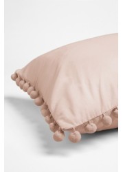 Pom Pom Duvet Cover And Pillowcase Set