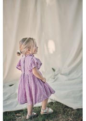 Short Sleeve Party Lace Dress (3mths-7yrs)