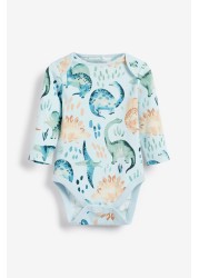 Baby 5 Pack Long Sleeve Bodysuits (0mths-3yrs)