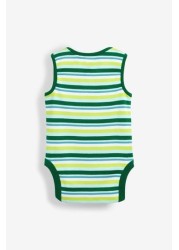 Baby 3 Pack Vest Bodysuits (0mths-3yrs)