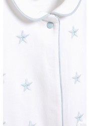 Premium Embroidered Baby Sleepsuit (0-2yrs)