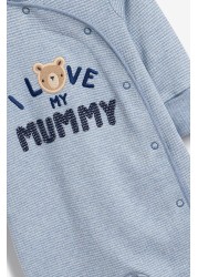 Bear Family Single Sleepsuit (0-2yrs)