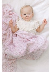 aden + anais Pink Deco Large Cotton Muslin Blankets 2-Pack