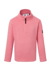 Tog24 Pink Toffolo Kids Zip Neck Fleece