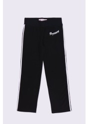 Pineapple Straight Leg Black Joggers