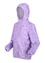 Regatta Purple Printed Lever Waterproof Shell Jacket