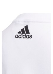 adidas Little Kids White Sportswear Tech T-Shirt