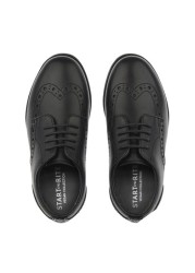 حذاء Start-Rite Brogue Pri Vegan برباط أسود