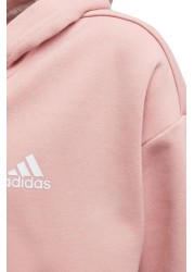 adidas 3 Stripe Zip Through Hoodie