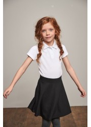 Jersey Pull-On Waist School Skater Skirt (3-17yrs)