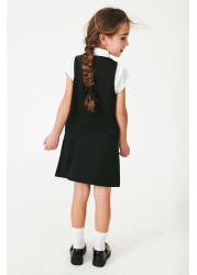 مدرسة Zip Front Pinafore (3-14 سنة) قياسية