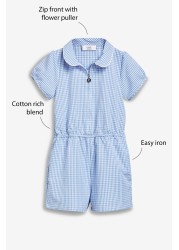 Gingham School Playsuit (3-14yrs)