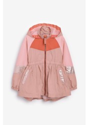 Baker by Ted Baker Pink Colourblock Rain Mac Jacket