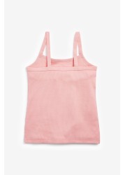 3 Pack Rib Strappy Cami Vests (1.5-16yrs)