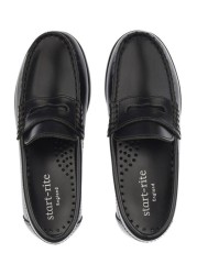 Start-Rite Penny Black Leather School Shoes F Fit