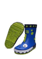 ToeZone Blue Dinosaur Wellies