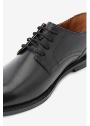 Leather Derby Lace-Up Shoes