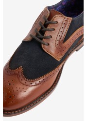 Leather Brogues Standard Fit (F)