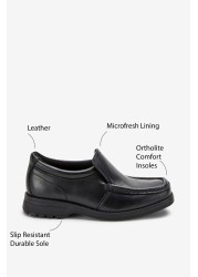 School Leather Loafer Shoes