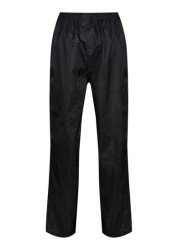 Regatta Black Pack It Waterproof Trousers