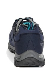 Regatta Blue Holcombe IEP Low Waterproof Walking Shoes