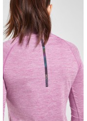 ELLE Sport 1/4 Zip Long Sleeve Performance Top