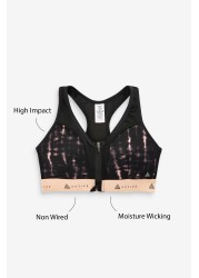 Next Active Sports High Impact Zip Front Bra