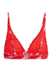 Quiz Tropical Print Frill Bikini Top