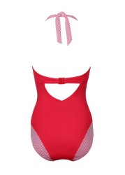 Pour Moi Positano Removable Cup Halter Control Swimsuit