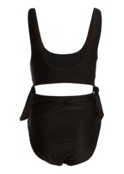 Quiz Textured Cut Out Swimsuit