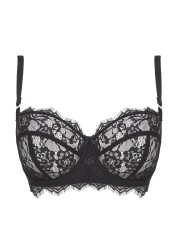 Figleaves Black Pulse Balcony Bra