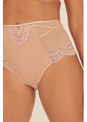 Tummy Control Lace Knickers 2 Pack