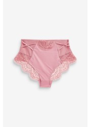 Tummy Control Lace Knickers 2 Pack