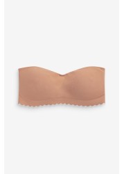 Scallop Bandeau Strapless Bra