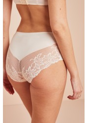 No VPL Lace Back Briefs 3 Pack Midi