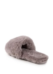 Just Sheepskin Lily Open Toe Slider Slipper