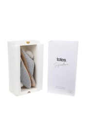 Totes Ladies Cashmere Blend Mule Slippers with Soft Sole