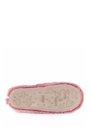 Totes totes Ladies Faux Fur Full Back Slippers