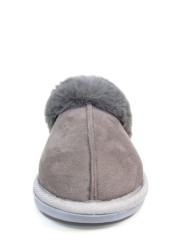 Lunar Grey Ladies Mule Slippers