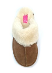 Lunar Natural Rapsody Suede Slippers