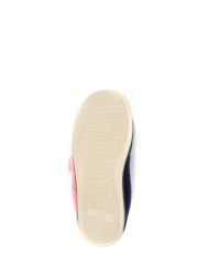 Pavers Pink Ladies Touch Fasten Full Slippers With Permalose Sole