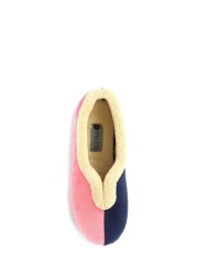 Pavers Pink Multi Ladies Wide Fit Full Slippers