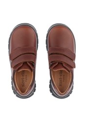 Start-Rite Engineer Brown Leather Double Strap Shoes