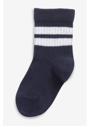 5 Pack Cotton Rich Ribbed Socks