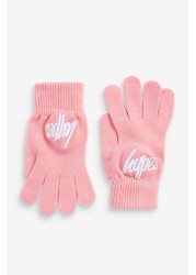 Hype. Script Beanie Hat And Gloves Set