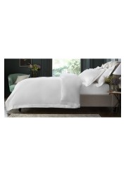 Collection Luxe 1000 Thread Count 100% Cotton Sateen Duvet Cover and Pillowcase Set Plain